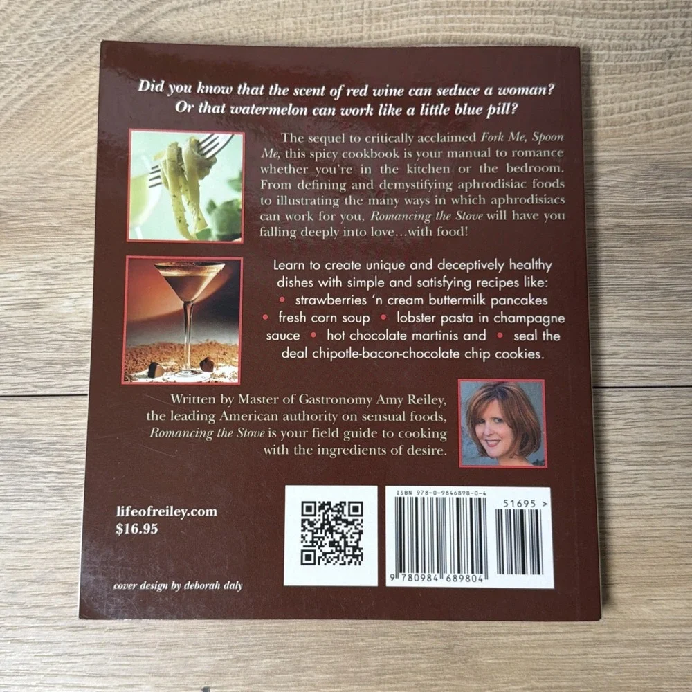 Romancing the Stove Amy Reiley Cookbook‎ Aphrodisiac Foods Recipes Paperback
